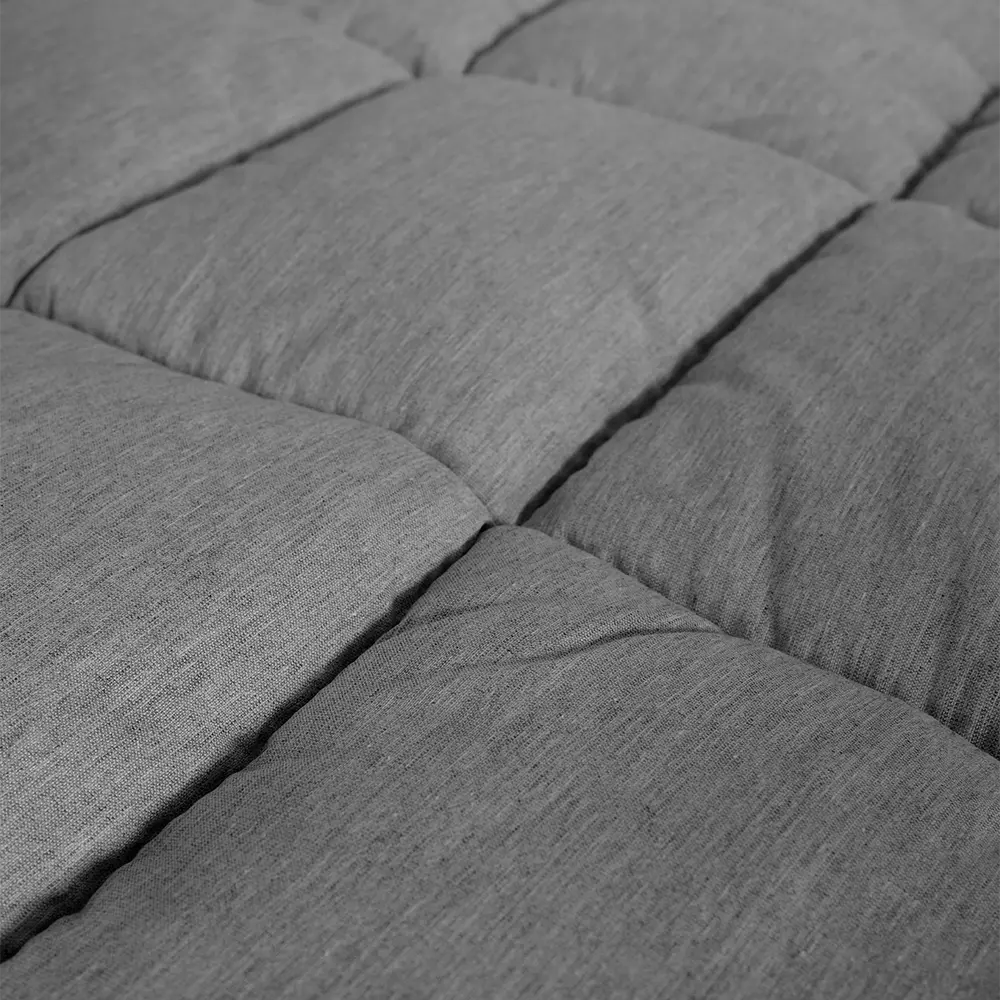 Organik Yün Bebek Yorganı Gri - Yorgan Atölyesi