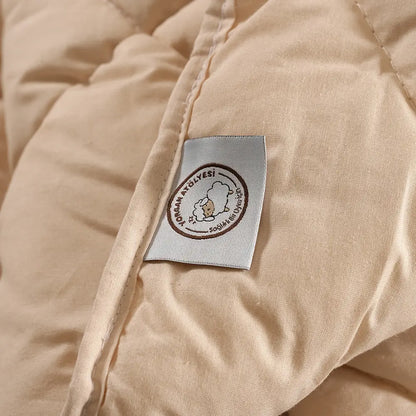 Tek Kişilik Çeyiz Paketi Bej – 3’lü Set - Yorgan Atölyesi