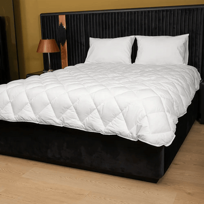 Çift Kişilik Beyaz Yün Yorgan ve 2 Adet Yün Yastık - Yorgan Atölyesi