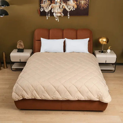 Çift Kişilik Çeyiz Paketi Bej – 4’lü Set + Hediyeli - Yorgan Atölyesi