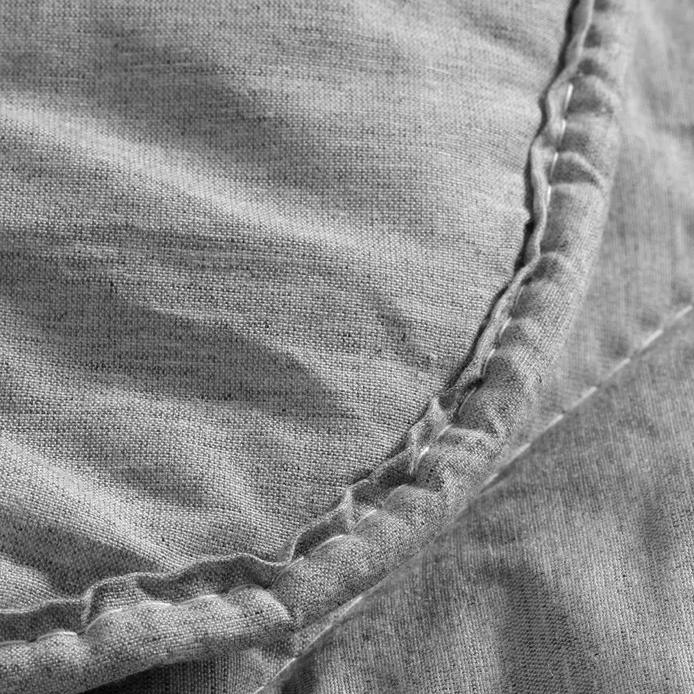 Çift Kişilik Gri Yatak Pedi (Alez) - Yorgan Atölyesi