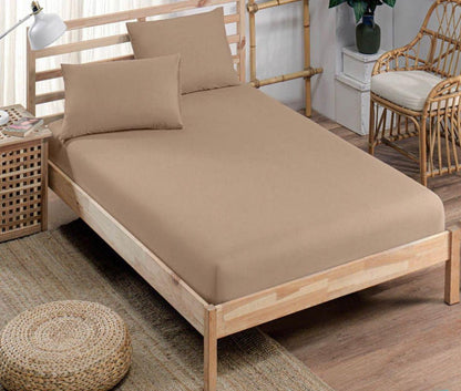 Çift Kişilik Ranforce Kumaş Lastikli Çarşaf ve Yastık Kılıfı Takımı - Yorgan Atölyesi