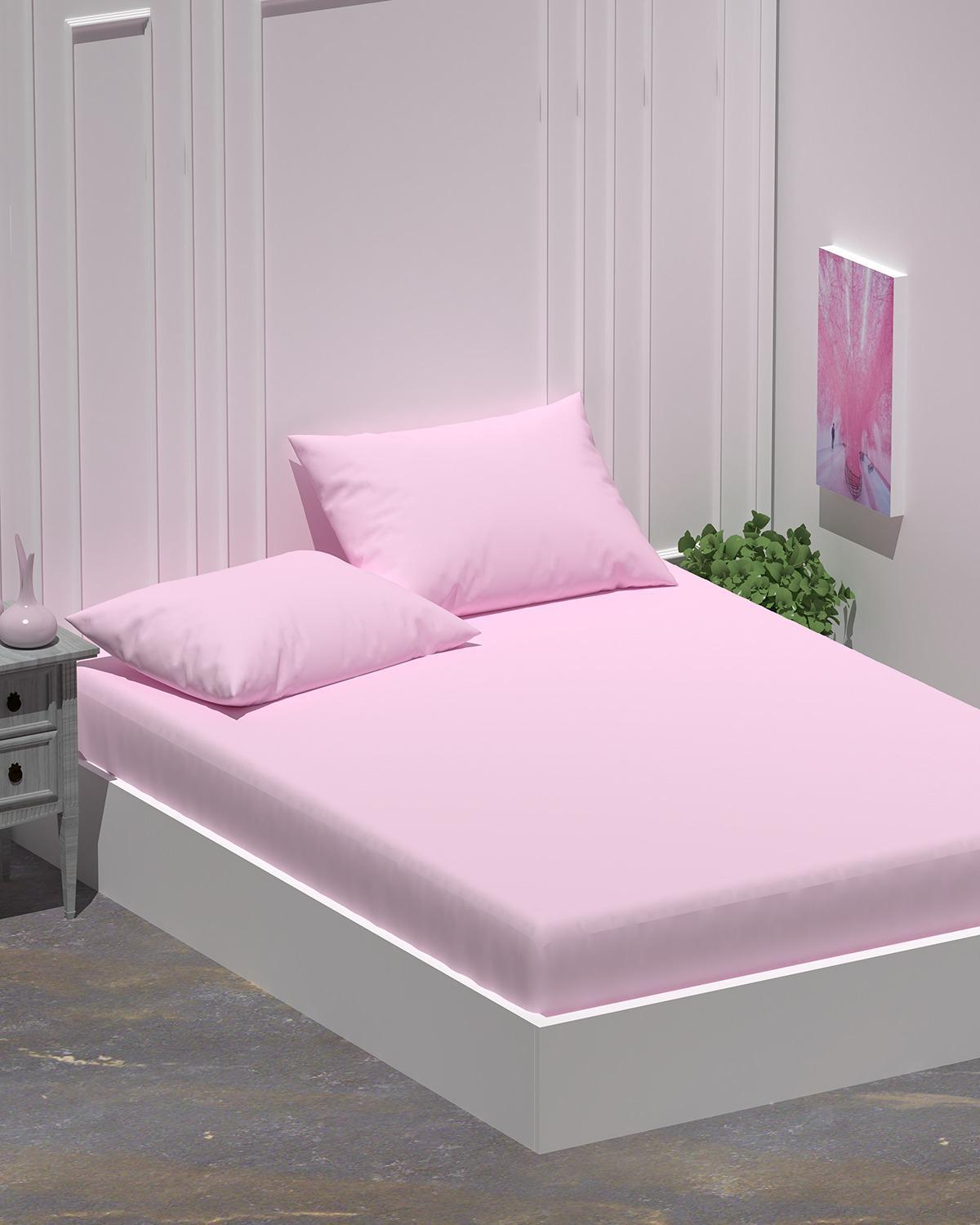 Çift Kişilik Ranforce Kumaş Lastikli Çarşaf ve Yastık Kılıfı Takımı - Yorgan Atölyesi