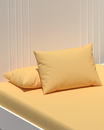 Çift Kişilik Sarı Lastikli Çarşaf ve Yastık Kılıfı Takımı - Yorgan Atölyesi