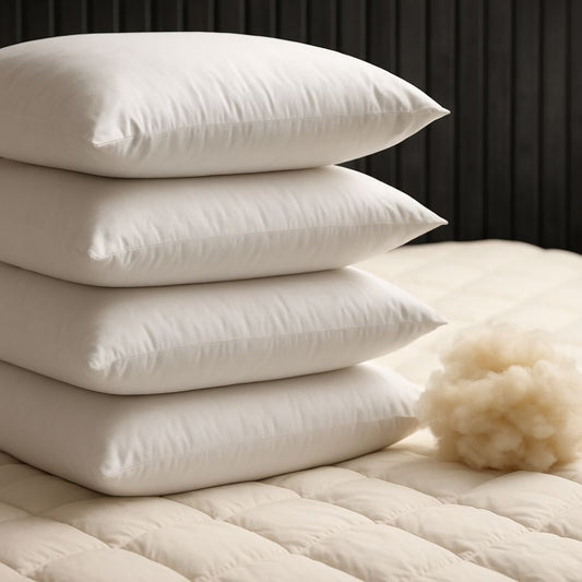 Doğal Kuzu Yünü Yastık – 4 Adet - Yorgan Atölyesi