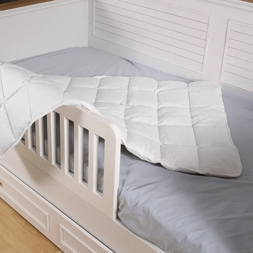 Organik Yün Bebek Yorganı Beyaz - Yorgan Atölyesi