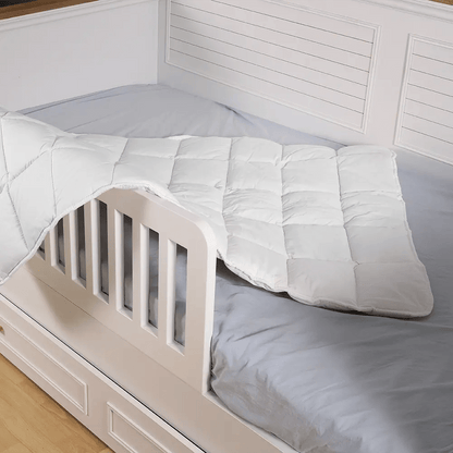 Organik Yün Bebek Yorganı Beyaz - Yorgan Atölyesi