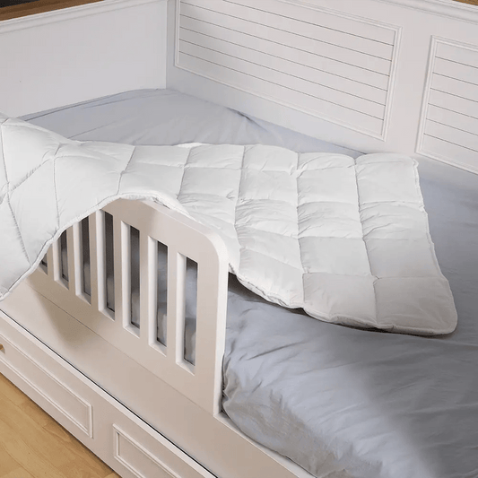 Organik Yün Bebek Yorganı Beyaz - Yorgan Atölyesi