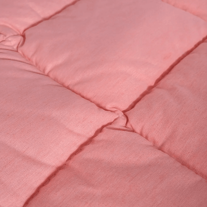 Organik Yün Bebek Yorganı Pudra - Yorgan Atölyesi