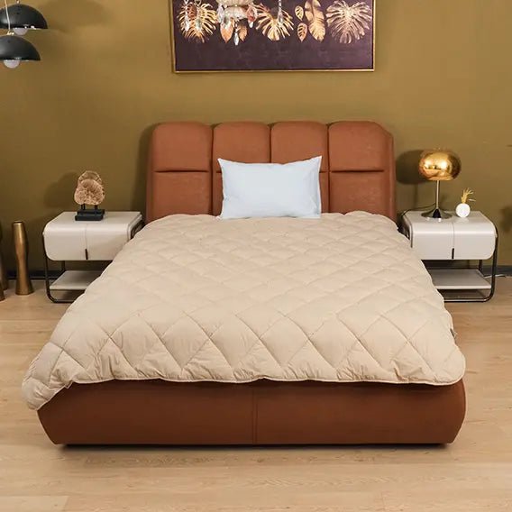 Tek Kişilik Çeyiz Paketi Bej – 3’lü Set - Yorgan Atölyesi