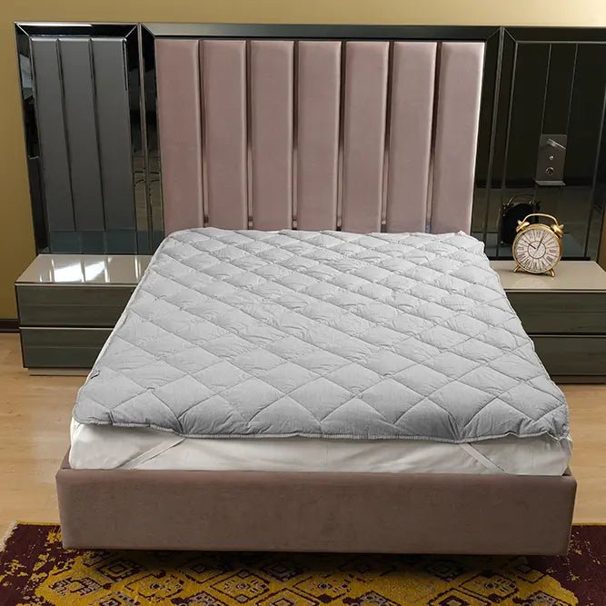 Tek Kişilik Çeyiz Paketi Gri – 3’lü Set - Yorgan Atölyesi