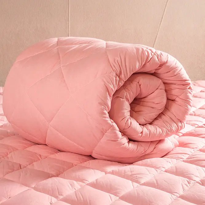 Tek Kişilik Çeyiz Paketi Pudra – 3’lü Set - Yorgan Atölyesi