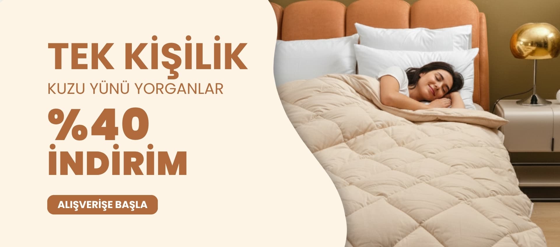 Tek kişilik kuzu yünü Yorganlar %40 indirim